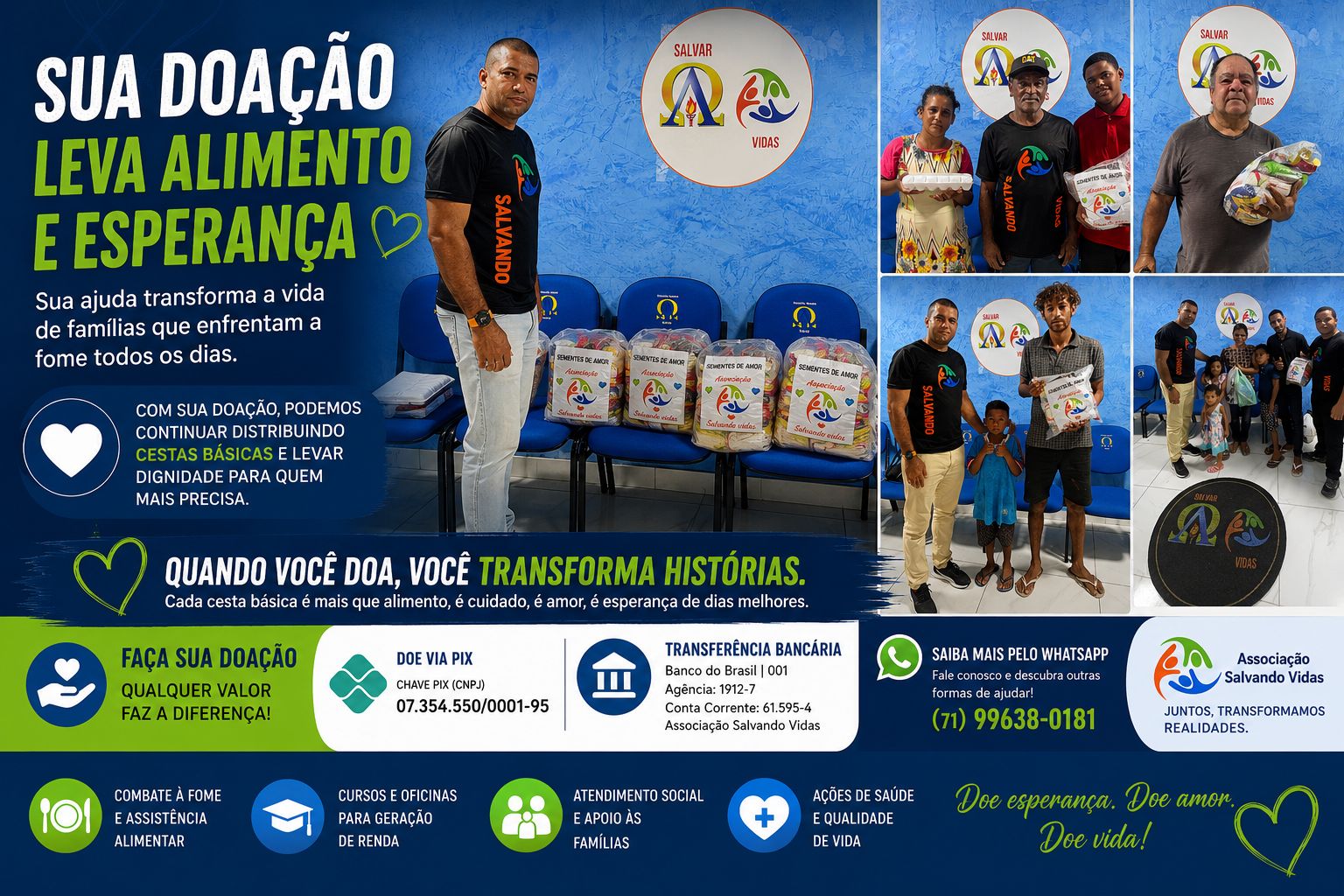 Seja Doador - Associação Salvando Vidas